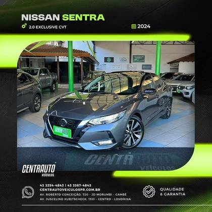NISSAN SENTRA 2.0 16V GASOLINA EXCLUSIVE XTRONIC